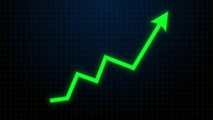 graph showing upward trend